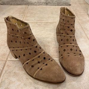 Michael Michael Kors laser cut booties size 7.5